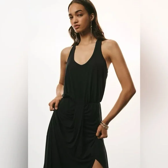 NWT Size XS  Anthropologie Dolan Left Coast Sleeveless Draped Midi Dress - Picture 5 of 16